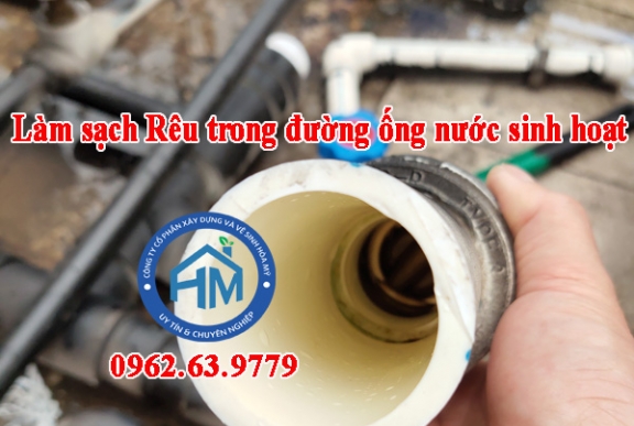 Dự án vệ sinh làm sạch Rêu trong đường ống nước sinh hoạt PPR - Nhà 10 tầng, Ngõ 59 Láng Hạ, Ba Đình, Hà Nội