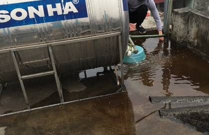 Dịch vụ vệ sinh làm sạch cáu cặn rong rêu trong đường ống nước sinh hoạt tại Hà Nội
