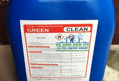 Hóa chất tẩy rửa đường ống nước sinh hoạt GREEN CLEAN