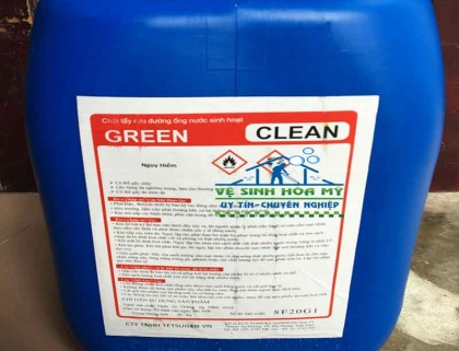 Hóa chất tẩy rửa đường ống nước sinh hoạt GREEN CLEAN