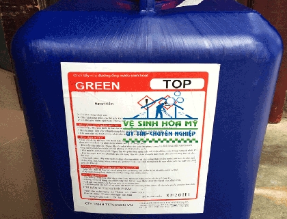 Hóa chất tẩy rửa đường ống nước sinh hoạt GREEN TOP