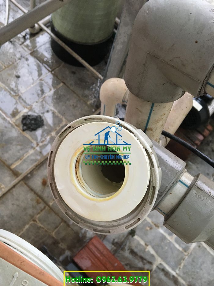 Dịch vụ vệ sinh cáu cặn đường ống nước sinh hoạt quận Thanh Xuân tại Green Hòa Mỹ