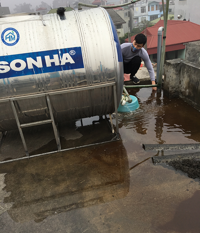 Dịch vụ vệ sinh làm sạch cáu cặn rong rêu trong đường ống nước sinh hoạt tại Hà Nội cung cấp tại công ty Hòa Mỹ