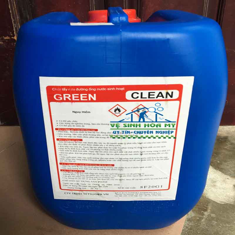 Hóa chất tẩy rửa đường ống nước sinh hoạt Green Clean